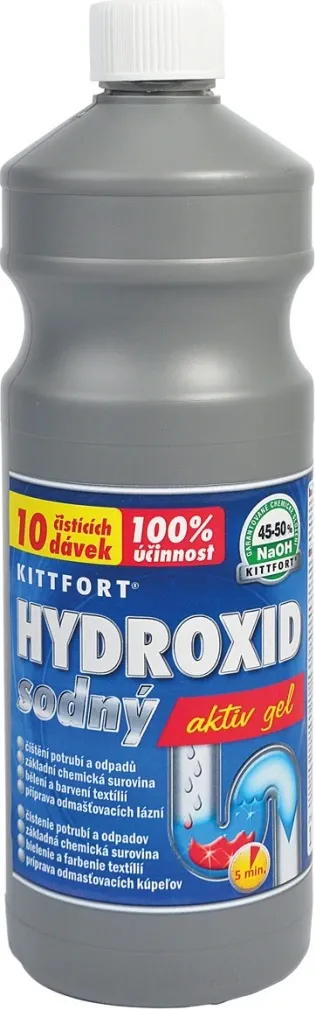Kittfort Hydroxid sodný gel 45-50% 1 l 1