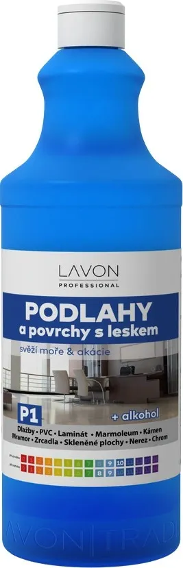 LAVON profesional podlahy s leskem 1 l modré 1