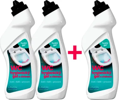 Lavon WC hygienický gel s chlórem 750 ml 1
