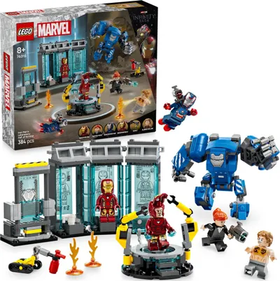 LEGO® Marvel 76315 Iron Man a jeho laboratoř: Síň brnění 1