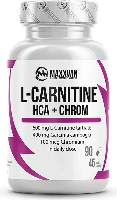 MaxxWin L-Carnitine HCA chrom 90 kapslí 1