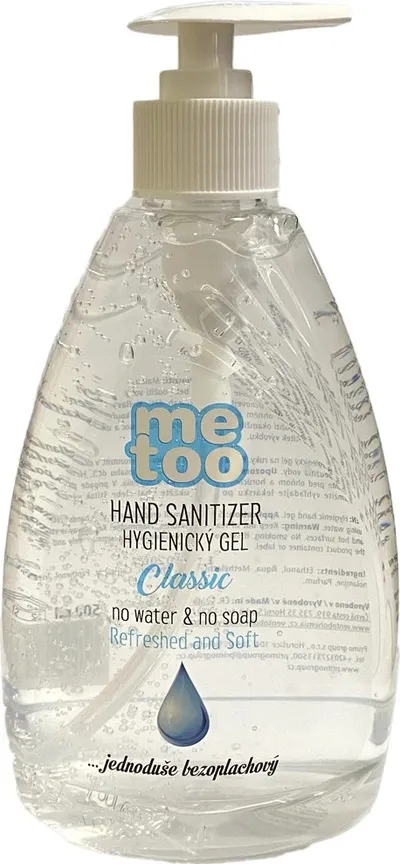 Me Too Classic hygienický gel na ruce 500 ml 1
