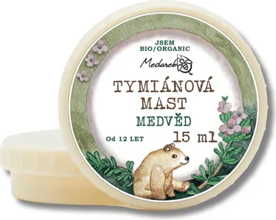 Medarek Včelařství Horákovi Medarek Tymiánová mast Medvěd 15 ml 1