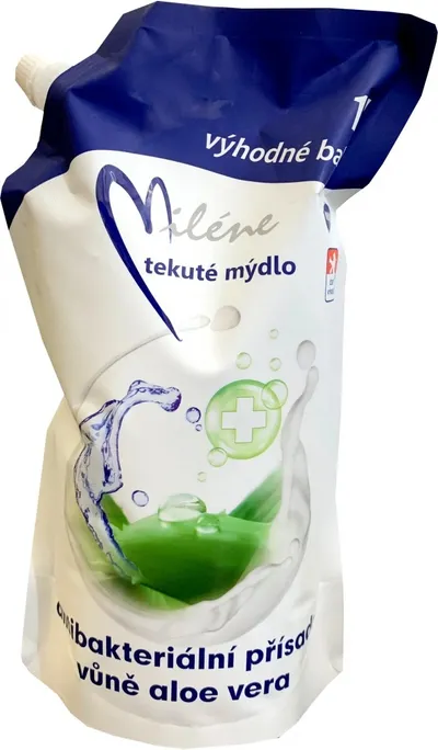 Miléne Aloe Vera antibakteriální tekuté mýdlo náhradní náplň 1 l 1
