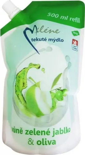 Miléne tekuté mýdlo zelené jablko a oliva náplň 500 ml 1