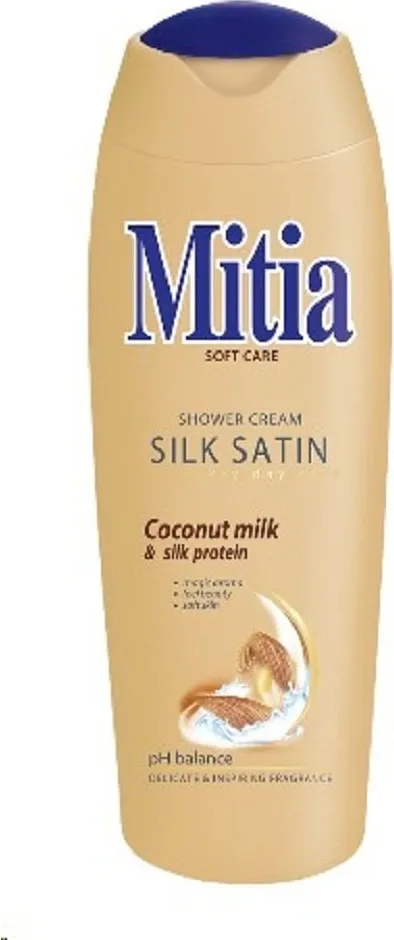 Mitia Soft Care Silk Satin kokosový sprchový gel 400 ml 1