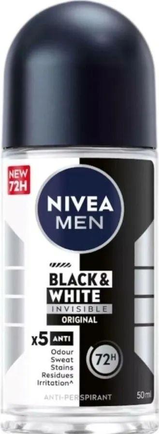 Nivea Roll-on Men 50ml B&W Invisible Ks 1