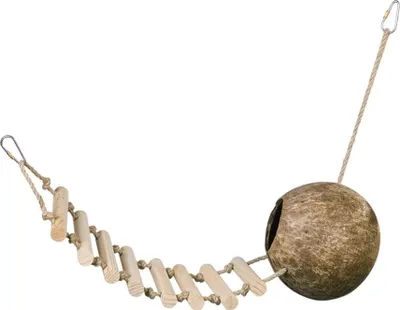 Nobby kokosový domek s žebříkem 65 cm 1