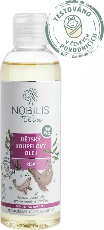 Nobilis Tilia Dětský koupelový olej Ríša 200 ml 1