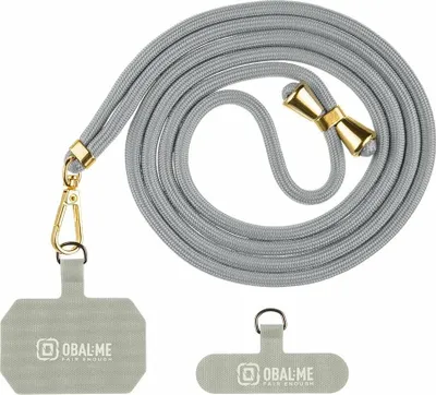 OBAL:ME NeckTag Allure Popruh na Telefon Light grey 1