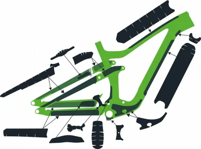 Ochrana rámu kit Syncros Frame Protection kit Addict Gravel 1