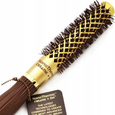 Olivia Garden kartáč Expert Blowout Shine Gold & Brown 20 mm 1