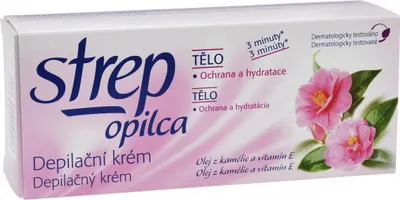 Opilca Strep depilační krém tělový olej z kamélií a vitamin E 100 ml 1