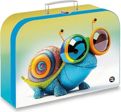 Oxybag Kufřík lamino Šnek 34 cm 1
