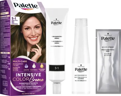 Palette Intensive Color Creme barva na vlasy ledový světle hnědý 5-1 1