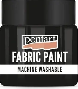 Pentart barva na světlý a tmavý textil 50 ml černá 1