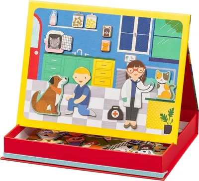 Petit Collage magnetická tabulka veterinární klinika 1