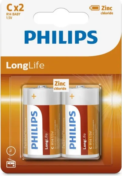 Philips LongLife C 2ks R14L2B/10 1