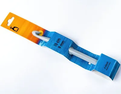 PONY Háček na háčkování PONY, plastový 45668, velikost 9mm, délka 15cm 1