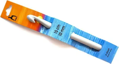 PONY Háček na háčkování PONY, plastový 45669, velikost 10mm, délka 15cm 1