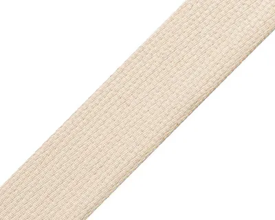 Popruh bavlněný 490011/490001 přírodní, šíře 3cm (popruh v metráži) 1