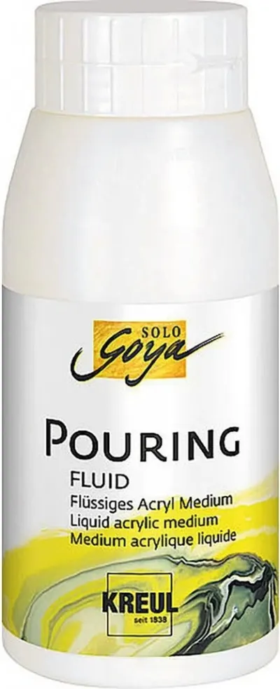 Pouring fluid akrylové médium SOLO GOYA 750 ml 1