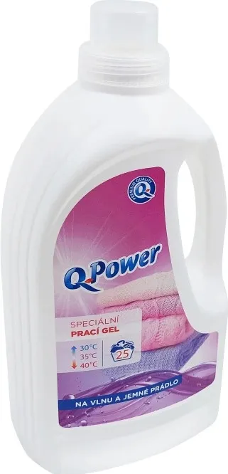 Q-Power Speciální prací gel na vlnu a jemné prádlo 25 PD 1