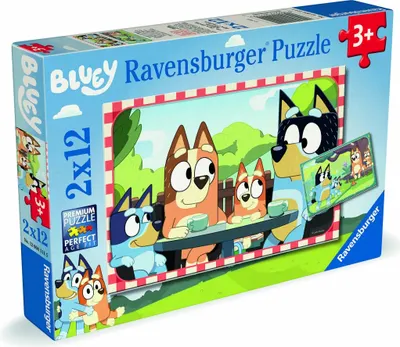 Ravensburger Bluey na pikniku 2x12 dílků 1