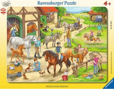 Ravensburger Na koňské farmě 40 dílků 1