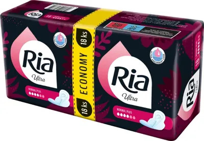 Ria Ultra Normal Plus vložky 18 ks 1