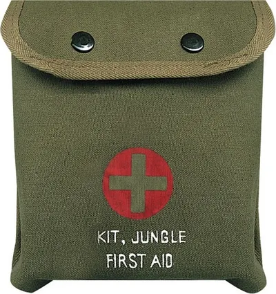 Rothco lékárnička první pomoci M-1 Jungle zelená s křížem 1