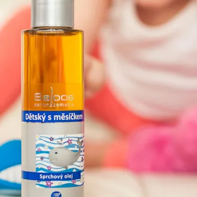 Saloos dětský sprchový olej s měsíčkem 125 ml 1