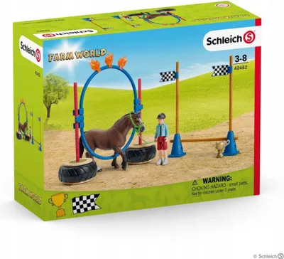 Schleich 42482 Závod v agility pro poníky 1