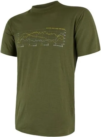 Sensor MERINO ACTIVE PT TRACK pánské triko kr.rukáv safari 1