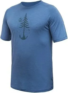 Sensor Merino AIR EARTH pánské triko kr.rukáv riviera blue 1