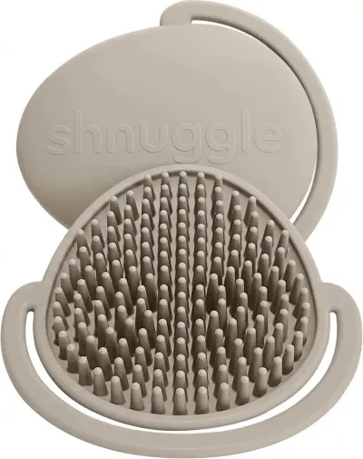 Shnuggle Dětský kartáč Taupe 1