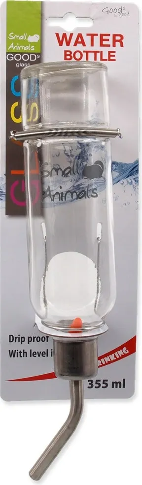 SMALL ANIMALS napáječka Deluxe sklo 355 ml 1