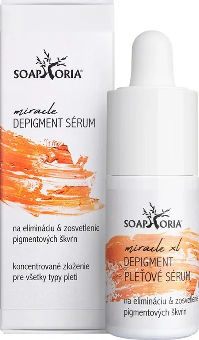 Soaphoria Miracle Depigment sérum na eliminaci & zesvětlení pigmentových skvrn 15 ml 1