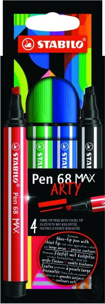 Stabilo Pen 68 Max 4ks Arty 1