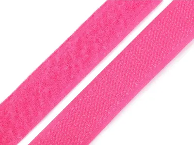 Stoklasa Suchý zip háček + plyš 740843/516 sytě růžový, šířka 2cm (v metráži) 1