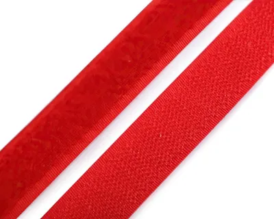 Stoklasa Suchý zip háček + plyš 740843/820 červený, šířka 2cm (v metráži) 1