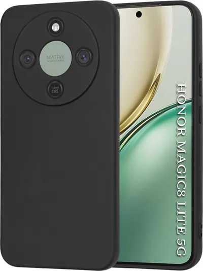 Techsuit - SoftFlex silikonový kryt pro Honor Magic8 Lite – černý 1