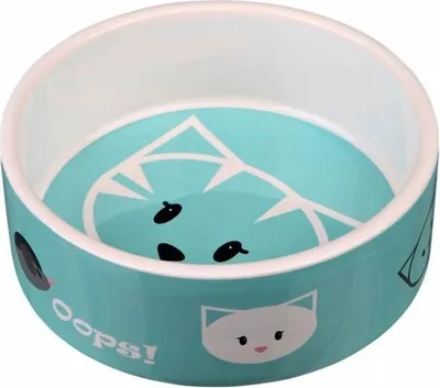 Trixie keramická miska MIMI s kočičí hlavou 0,3 l/12 cm Modrá 1