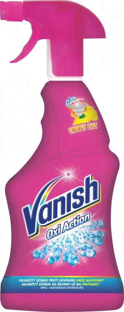 Vanish Oxi Action odstraňovač skvrn sprej 500 ml 1