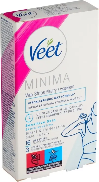 VEET Minima vosk pásky bikiny 16 ks 1