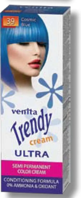 Venita trendy barevné pěnové tužidlo na vlasy 39 kosmická modrá 1