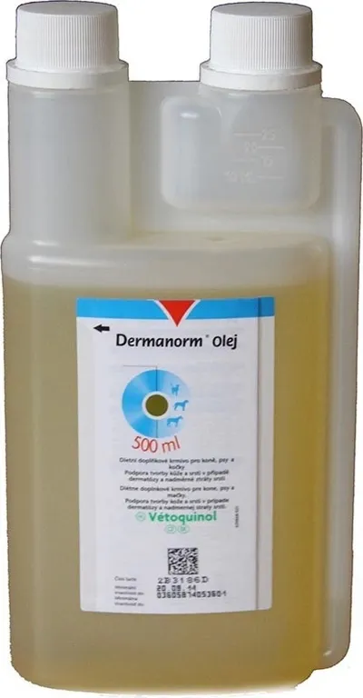 Vétoquinol spol Dermanorm olej 500 ml 1