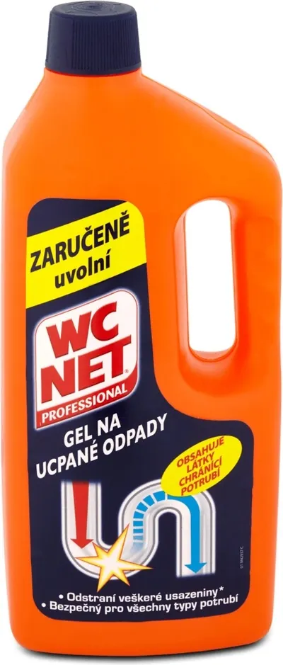 WC NET gel na ucpané odpady 1000 ml 1